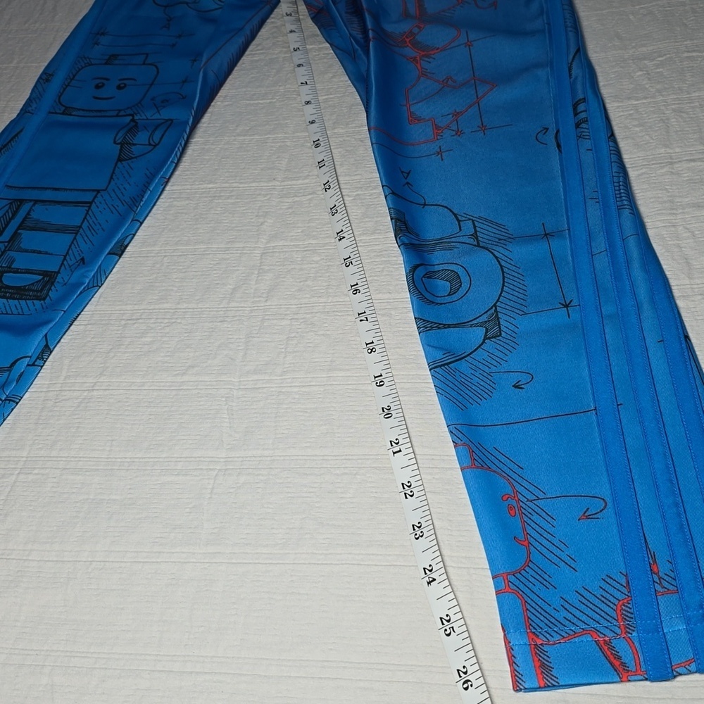 NWT Adidas x Lego® Tech Pack Tights Kids', Blue, Size L - Picture 10 of 13